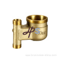 3/4" NPT Full Flow Blue Handle Wheel Brass Boiler Drain Valve